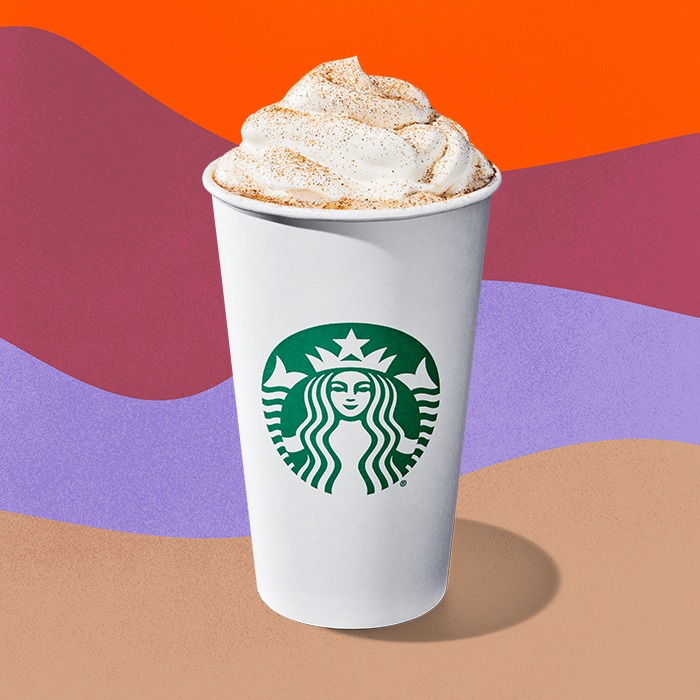 Pumpkin Spice Latte. Image courtesy of Starbucks.