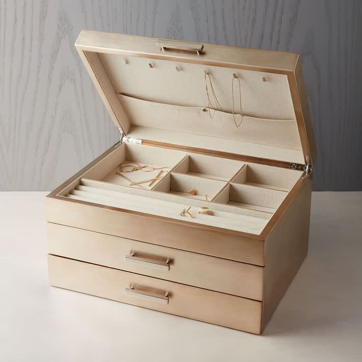 2) Mid-Century Jewelry Box