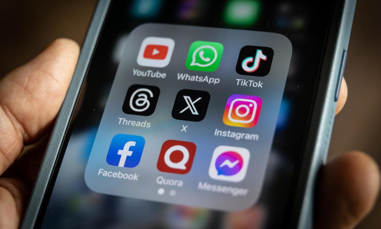 <span>WhatsApp and Threads are owned by Meta, also the owner of Facebook.</span><span>Photograph: Matt Cardy/Getty Images</span>