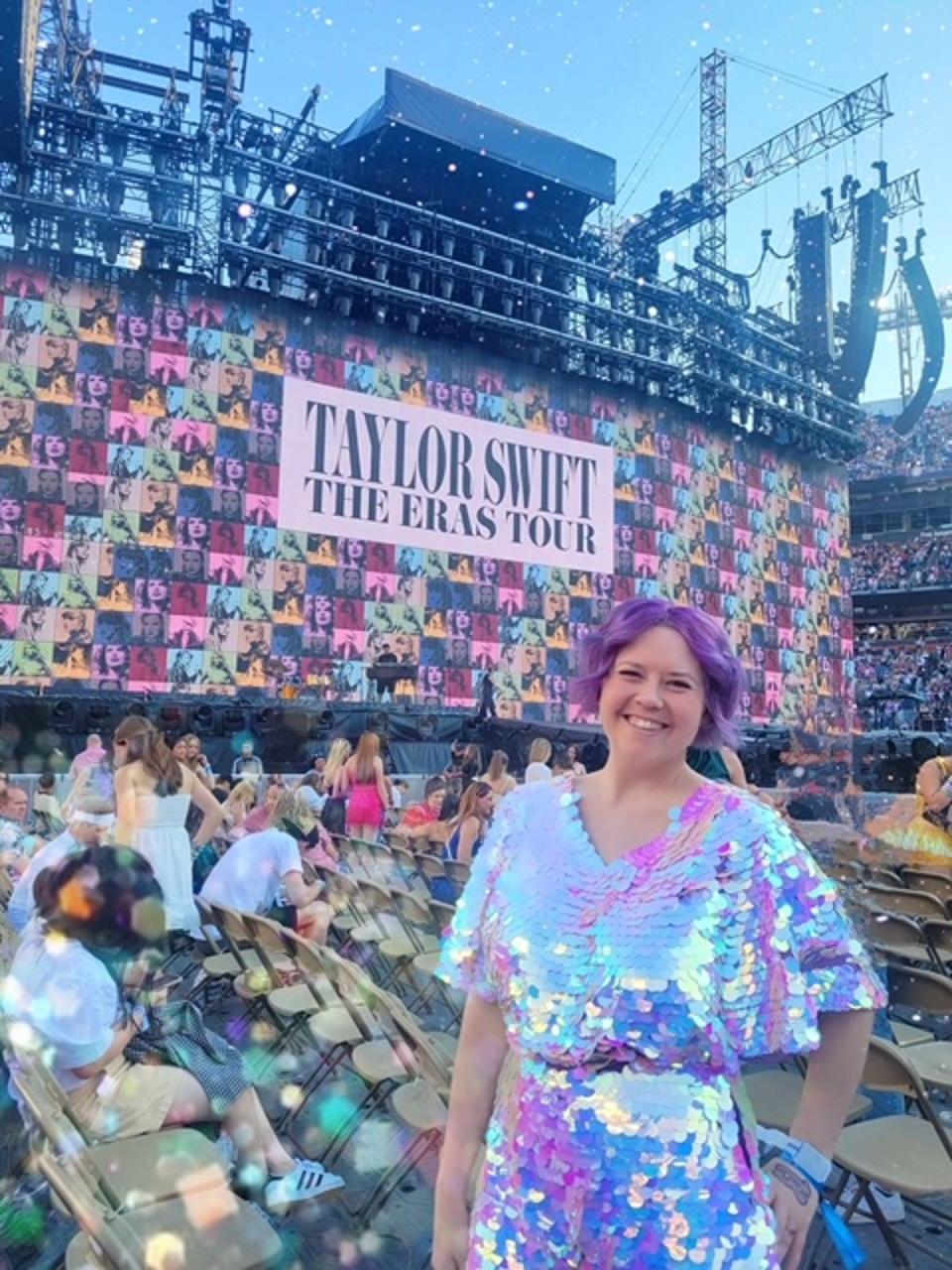 Abigail Rose King, 29, of Salt Lake City, has been ranked in the top .001% of Taylor Swift listeners by Spotify Wrapped for three years in a row (Abigail Rose King)