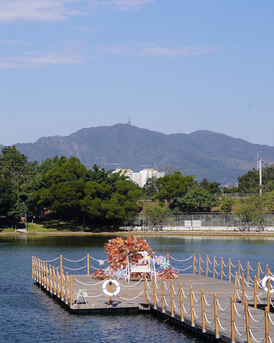 花花佈景，配合搖搖椅打卡一流（ig＠flow_academy.co）