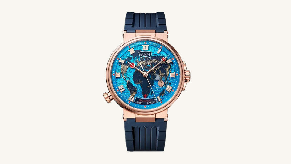 Breguet is proud to participate in the Only Watch charity auction once again with a variation of its Marine Hora Mundi watch launched in 2022.