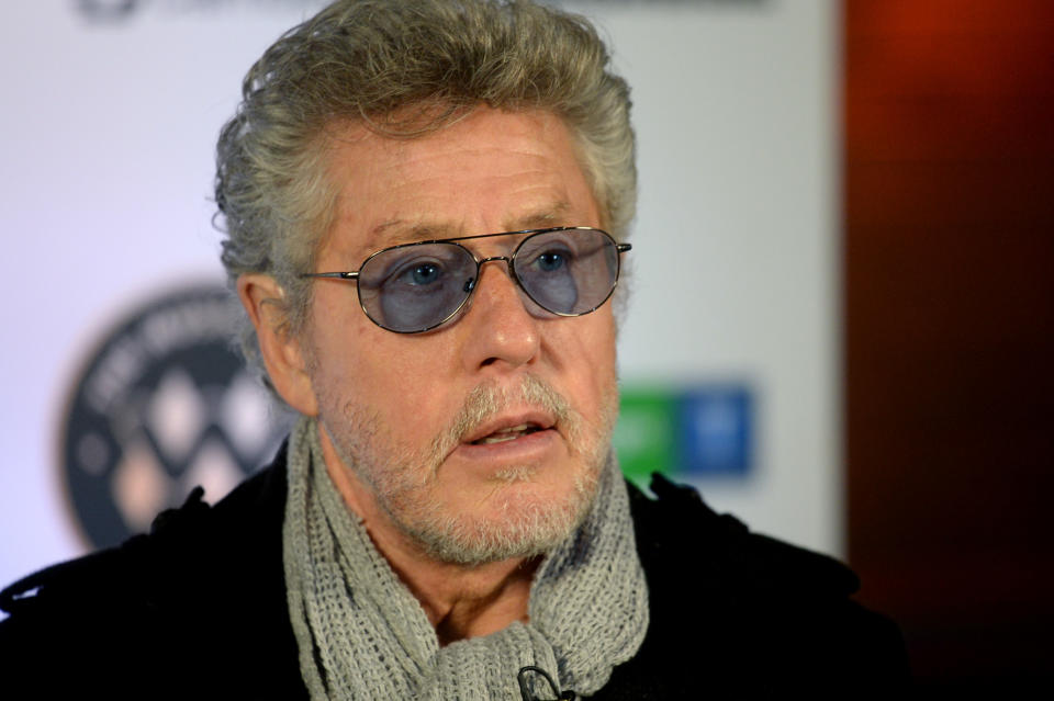 LONDON, ENGLAND - NOVEMBER 19: Roger Daltrey during the Music Walk Of Fame Founding Stone Unveiling at on November 19, 2019 in London, England. (Photo by Dave J Hogan/Getty Images)