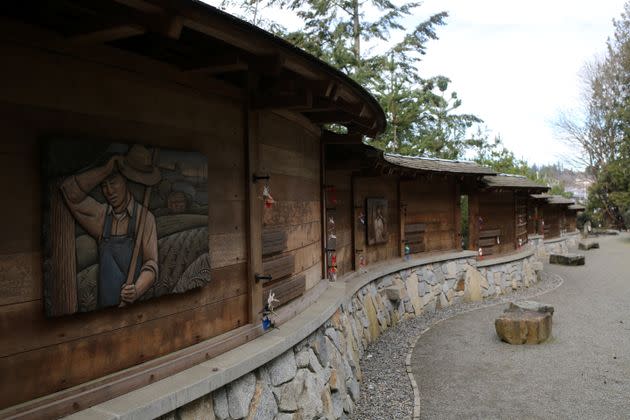 The Japanese American Exclusion Memorial on Bainbridge Island, Washington, on Feb. 12, 2017. The island's Japanese American community was the first to be removed and incarcerated after President Franklin D. Roosevelt signed Executive Order 9066 on Feb. 19, 1942. 