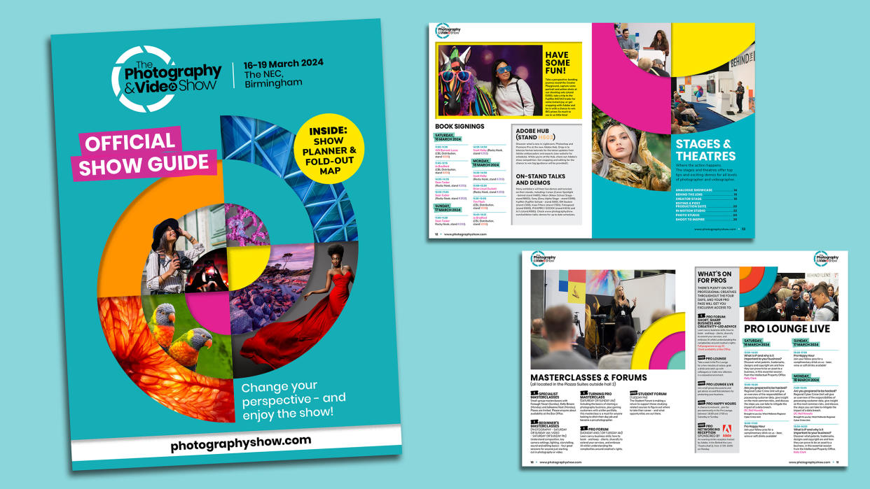  Photography & Video Show 2024 downloadable show guide. 