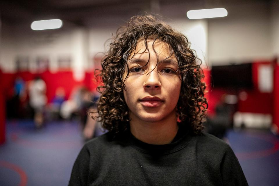 Nakayla Dawson, 15, of Westland, captured the girls 105 state championship last year and finished the season at 41-2, but all of the regular season matches were against boys. She only wrestled girls in the state tournament.