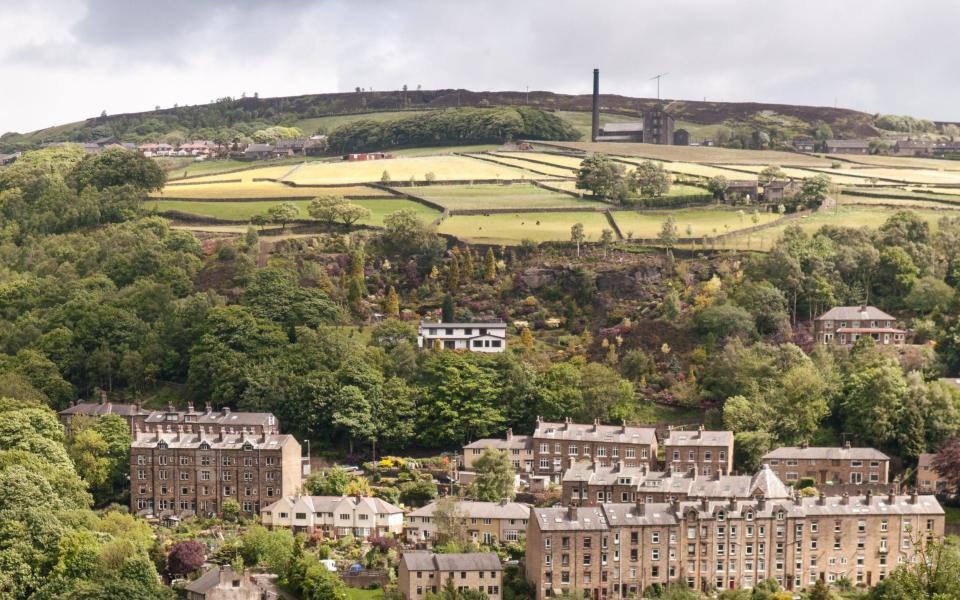 Hebden Bridge in Yorkshire's Calder Valley - Alamy