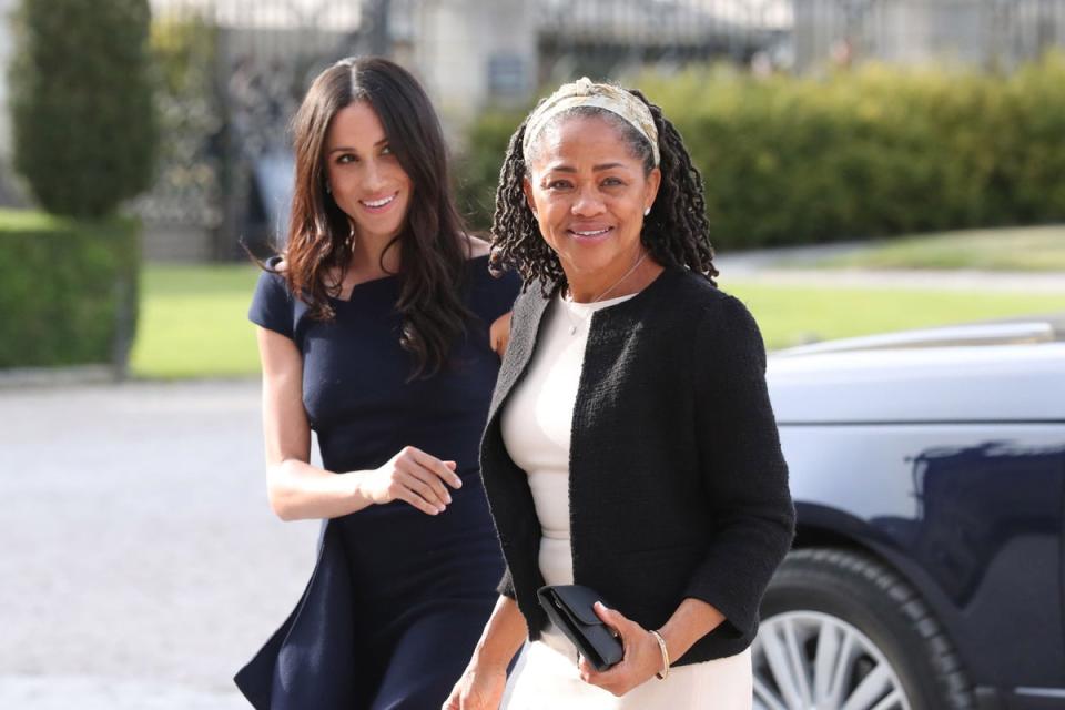 The Duchess of Sussex and her mother, Doria Ragland (Steve Parsons/PA) (PA Wire)