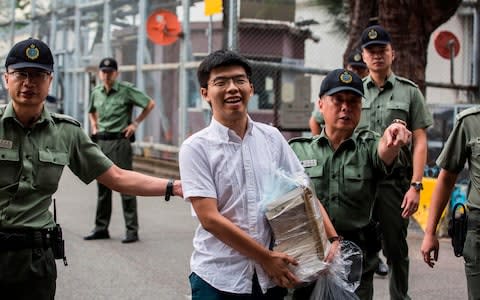  Joshua Wong - Credit: ISAAC LAWRENCE/AFP