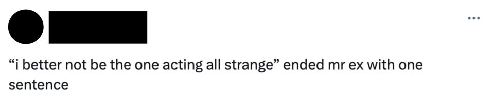 “ended mr ex with one sentence”