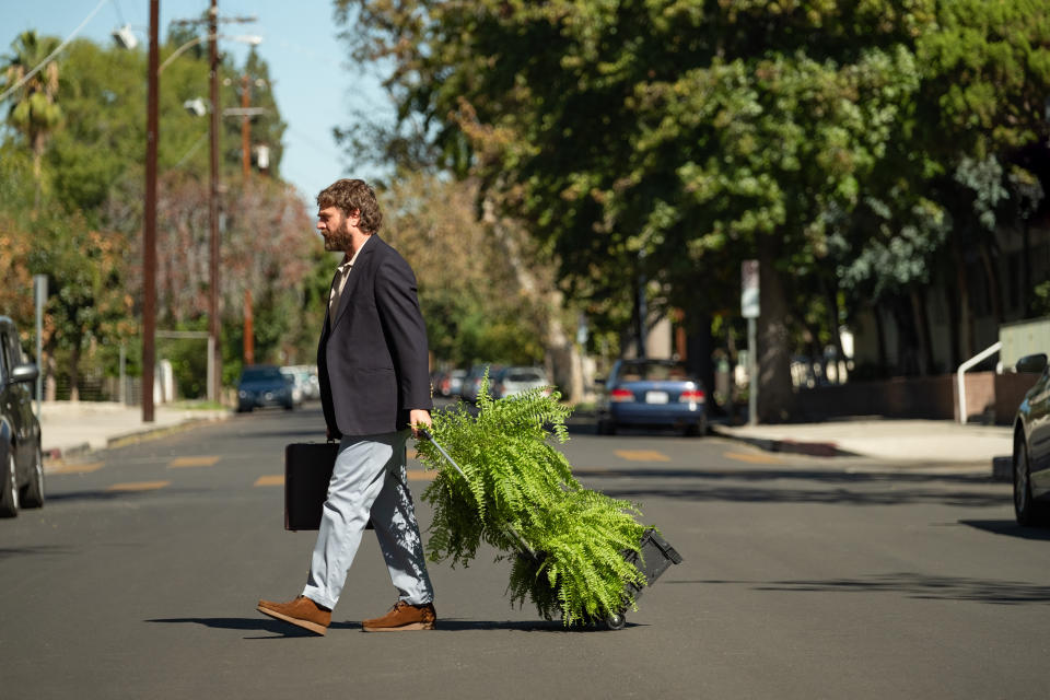 Zach Galifianakis in "Between Two Ferns: The Movie" on Netflix (Photo: Adam Rose/Netflix)