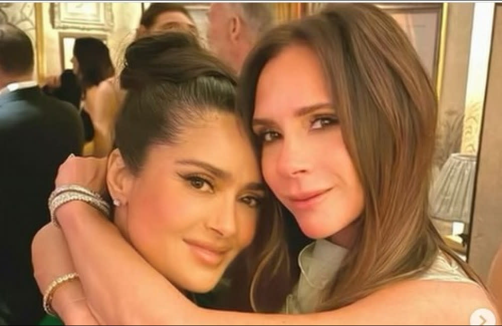 Salma Hayek and Victoria Beckham credit:Bang Showbiz