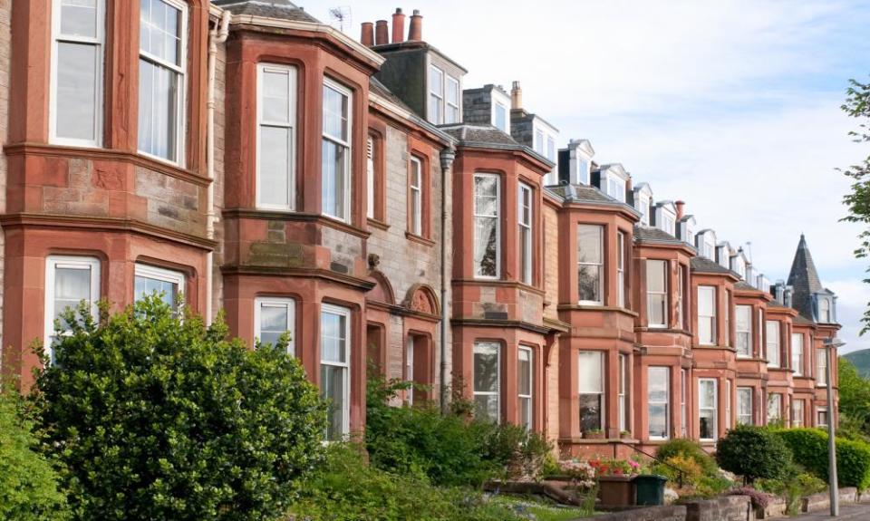 Residential Street in Scotland