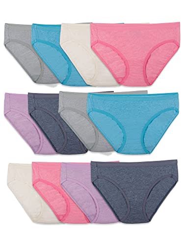 DORCASTIMO Women's Cotton Stretch Underwear Mid Rise Full Coverage