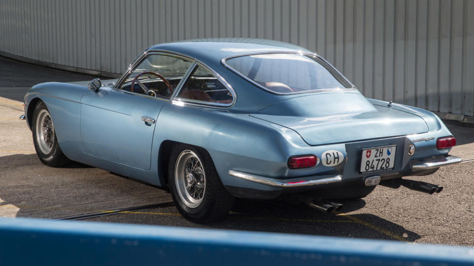 The 400 GT 2+2 has a smaller rear window than its 350 GT and 400 GT siblings. - Credit: Bonhams