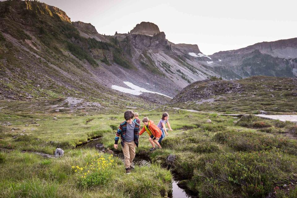 <p>Courtesy of Visit Bellingham</p> The whole family can hit the trails near Mount Baker, outside Bellingham, Washington