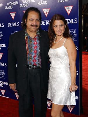 Ron Jeremy with Laurie Holmes at the LA premiere of Lions Gate's Wonderland