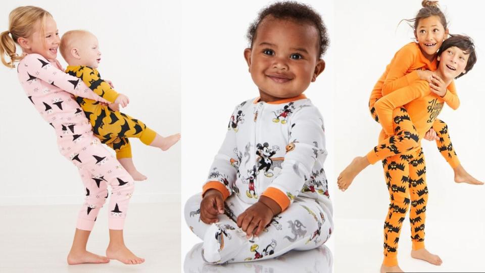 These fun and festive Halloween pajamas are perfectly cozy to last them all year long.