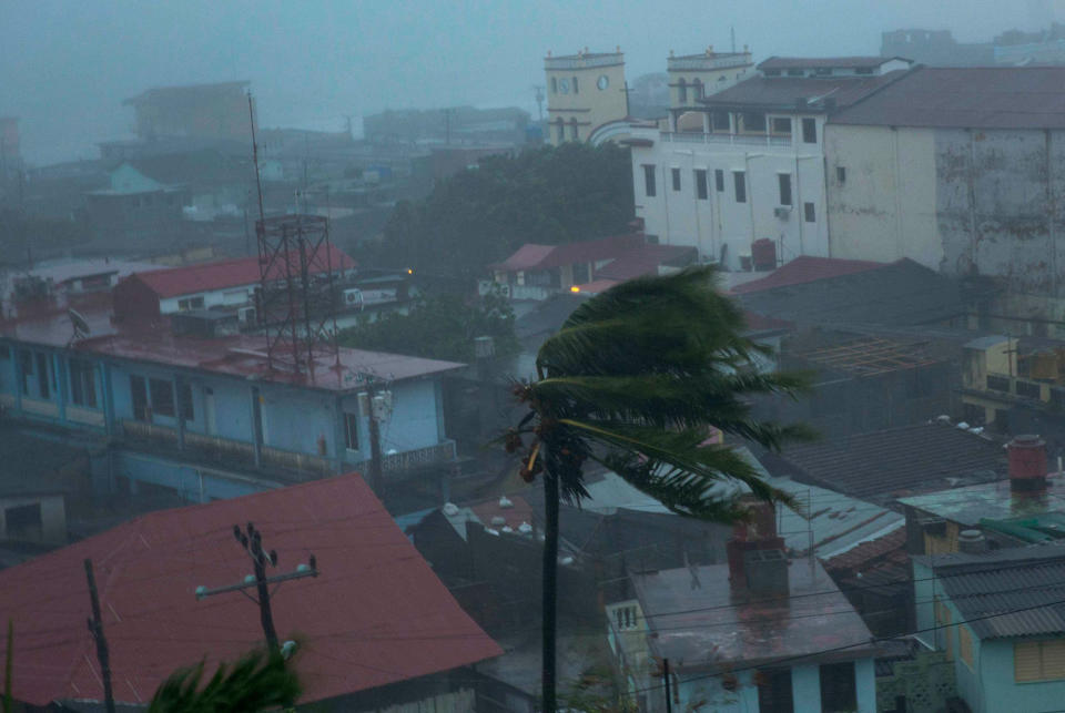 Hurricane Matthew batters Haiti and large parts of the Caribbean