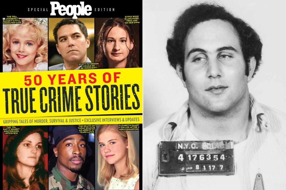 <p>Hulton Archive/Getty</p> People 50 Years of True Crime Cover; New York City serial killer David Berkowitz, known as the 