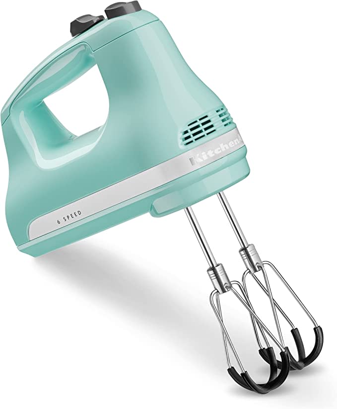 KitchenAid 6 Speed Hand Mixer. Image via Amazon.