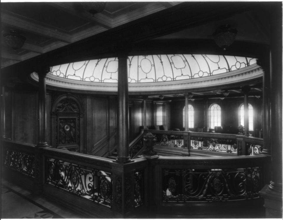 dome over the ornate staircase