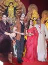 Celebs spotted at Durga Puja