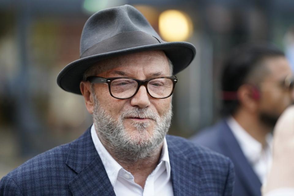 George Galloway insists he can still challenge the Batley and Spen by-election result (Danny Lawson/PA) (PA Wire)