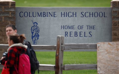 Ms Pais was last seen near Columbine High School, which was put on lockdown after the threats - Credit: David Zalubowski/AP