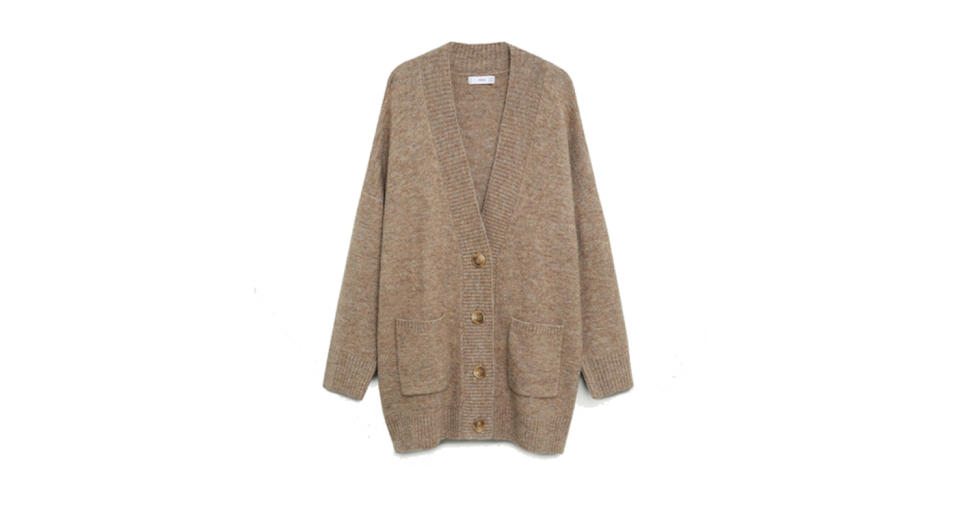 Button knit cardigan