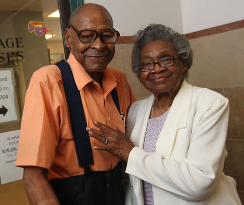 Roland Davis and Lena Henderson (Sharon Cantillon/Buffalo News)