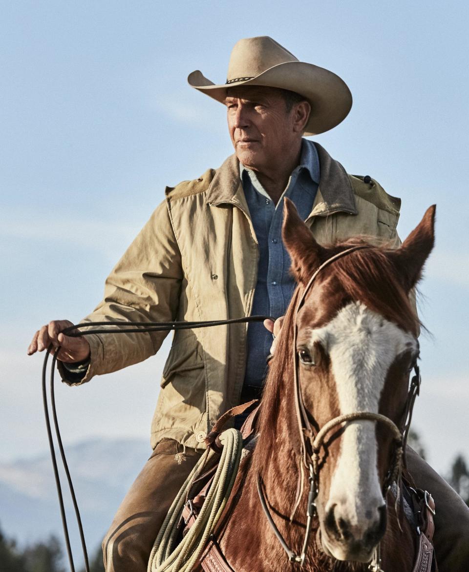 Kevin Costner, shown here in the Paramount series "Yellowstone," stars in the new film "Let Him Go" that opens nationally Nov. 6, 2020.