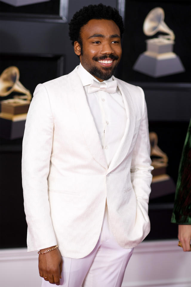 Naturally, Donald Glover Wore Loro Piana Hiking Boots and a Mesh