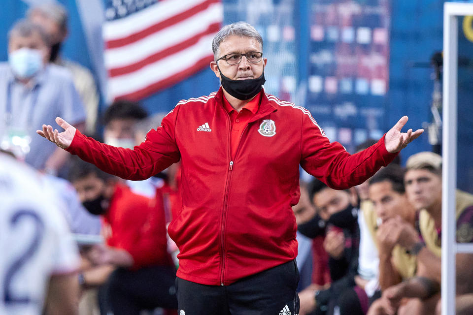 Gerardo 'Tata' Martino durante la final de la Concacaf Nations League entre México y Estados Unidos. (Foto por Robin Alam/Icon Sportswire via Getty Images)