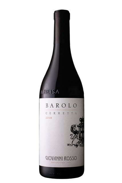 <p><a class="link " href="https://www.bbr.com/products-20151133648-2015-barolo-cerretta-giovanni-rosso-piedmont-italy" rel="nofollow noopener" target="_blank" data-ylk="slk:SHOP;elm:context_link;itc:0;sec:content-canvas">SHOP</a></p><p>A gorgeous garnet colour, this newly released Barolo is full of rich, ripe and fragrant red fruit flavours (raspberry and redcurrant), with blackberry in the background and hints of white pepper and eucalyptus. Medium-bodied, it’s got some serious oomph thanks to its powerful acidity, tannins and alcohol content. Will age excellently and tone the harsher elements down a bit (if you can wait that long).</p><p>£169 / 150cl; 14% ABV</p>