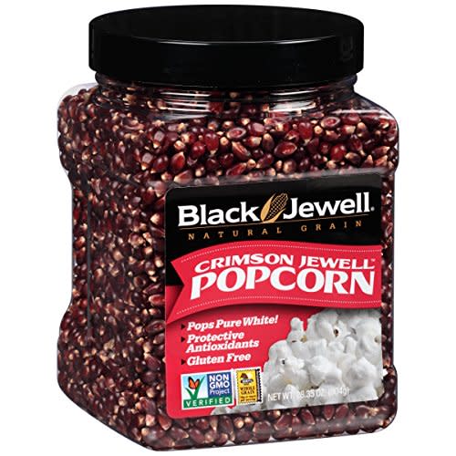 Crimson Hulless Popcorn Kernels