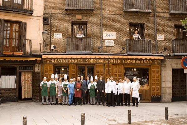 Fachada del histórico edificio del restaurante más antiguo del mundo. EFE