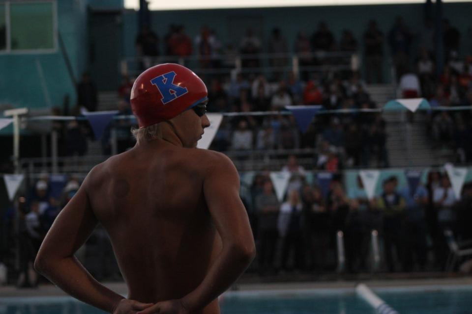 King's Academy swimmer Noah Smith