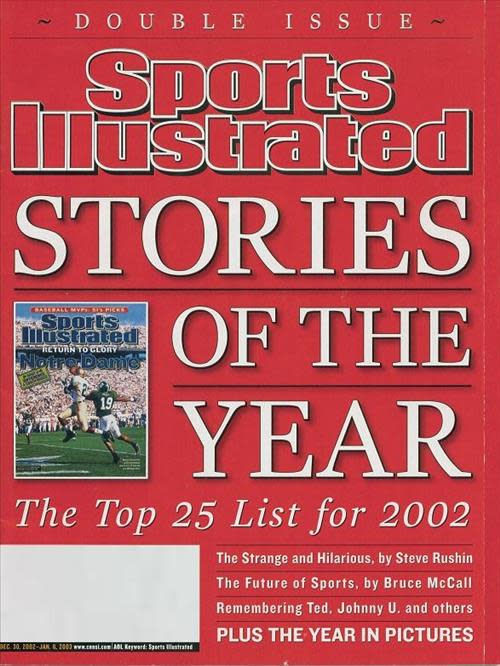 SI Stories of the Year edition (Maurice Stovall, WR).