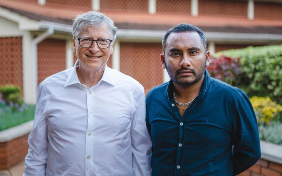 Amol Rajan and Bill Gates - Harry Truman/BBC