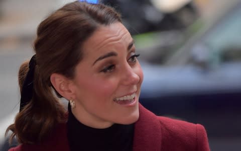 Britain's Catherine, Duchess of Cambridge visits a UCL Developmental Neuroscience Laboratory, in London - Credit: POOL/REUTERS