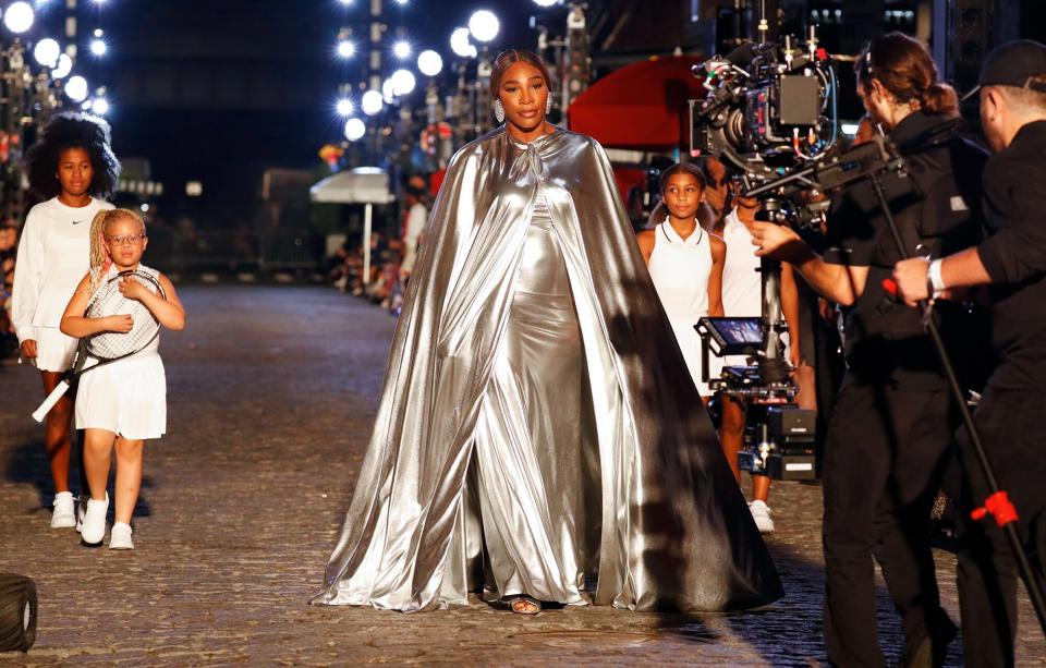 Serena Williams walks the runway for VOGUE World: New York on September