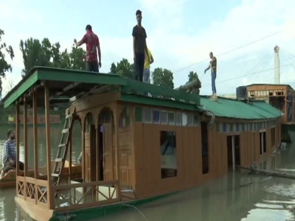 Houseboats in River Jhelum in Srinagar (File Photo/ANI) 