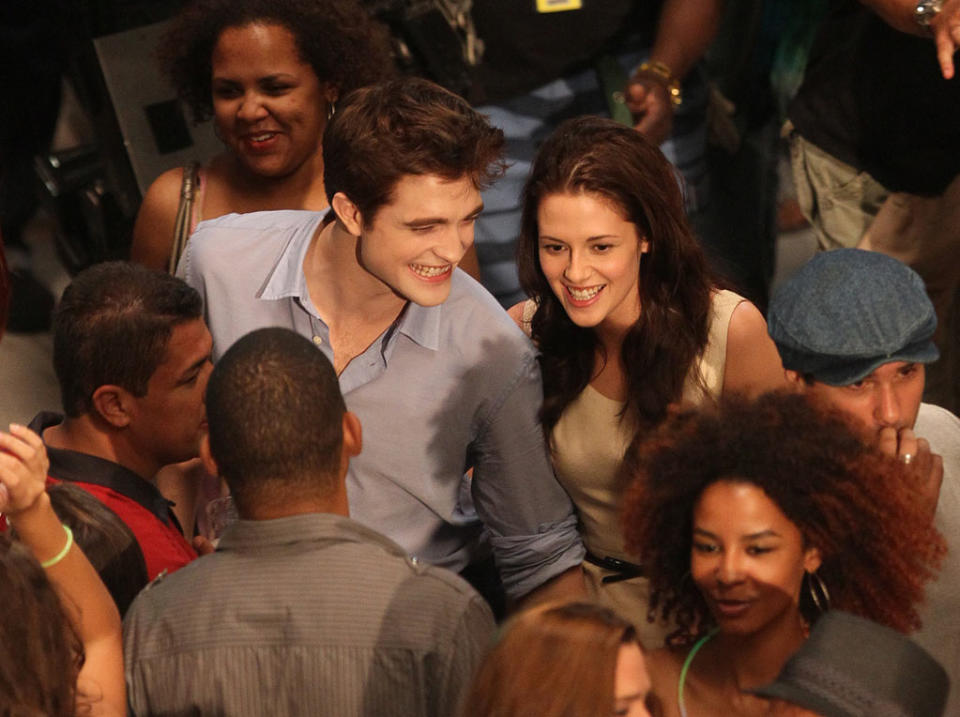 Breaking Dawn on Location 2010 Robert Pattinson Kristen Stewart