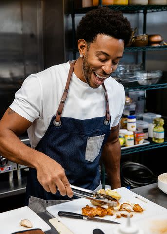 <p>Courtesy Food Network</p> Ludacris Shows Off His Cooking Skills in discovery+ special 'Luda Can’t Cook'