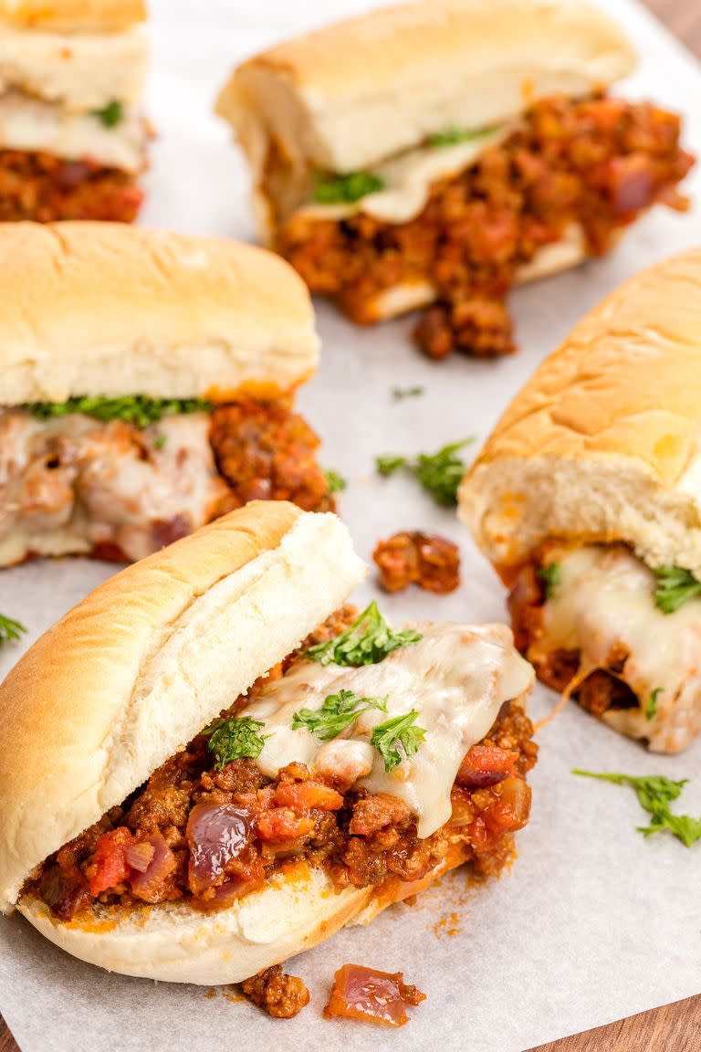 Ground Turkey Italian Sloppy Joes