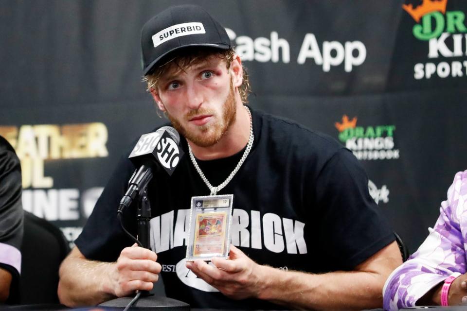 Logan Paul fought Floyd Mayweather in a much-ridiculed fight last year.  (Getty Images)