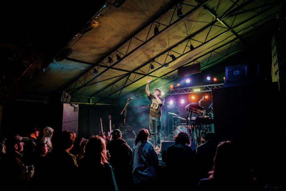 Matthew Keller, known as “K. Williams,” performed for his first large crowd, March 17 at the Austin, Texas, South by Southwest festival.