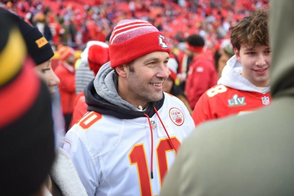 Actor Paul Rudd came back to his hometown to watch the Kansas City Chiefs take on the Cincinnati Bengals in the AFC Championship Game on Jan. 29 at Arrowhead. He also stopped by Jasper’s.