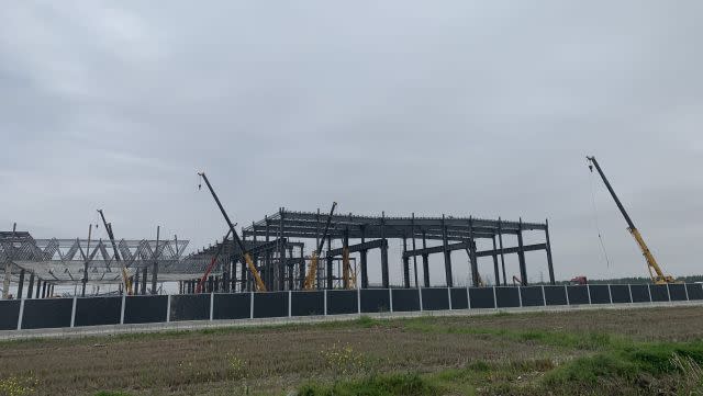 A building of Gigafactory 3.